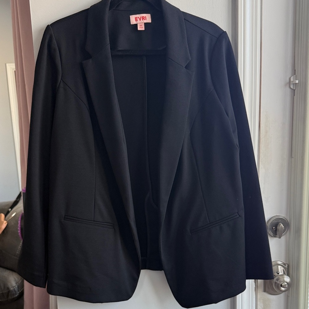 EVRI Women's Classic Black Suit Jacket
